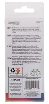 12PK SHOWER HOOKS CLEAR